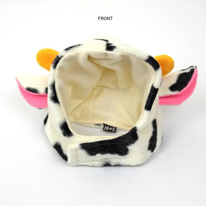牛の帽子 ファーver 犬 猫 干支 年 ウシ 丑年 うし かぶりもの 年賀状 コスプレ お正月 縁起物 被り物 ペット 写真撮影 ハンドメイド 受注制作 S O Et 犬の服 Selfish House 通販 Yahoo ショッピング