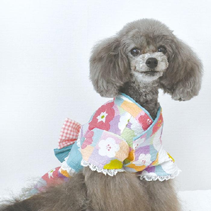 犬服ハンドメイド浴衣 ここちゃん様