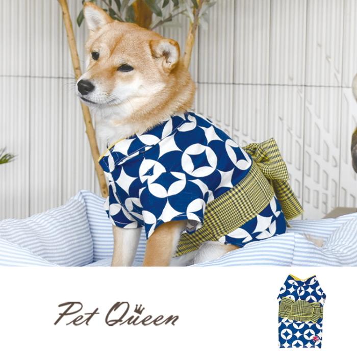 犬 服 浴衣 七宝柄甚平 じんべい 和柄 ゆかた 浴衣 祭り 花火 ドッグウェア 夏 着物 コスプレ 小型犬 中型犬 Pq S Pq 犬の服 Selfish House 通販 Yahoo ショッピング