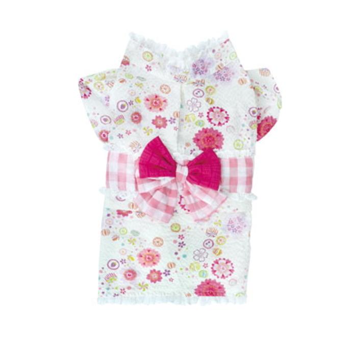 犬 服 浴衣 花まり浴衣 和柄 ゆかた 女の子 祭り 花火 ドッグウェア 夏