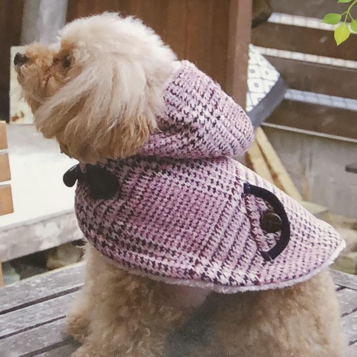 犬 服 秋冬 ジャガードチェックポンチョフリース ジャンパー 秋冬 袖なし あったか ドッグウェア アウター 冬服 Pq S Pq 7804 犬の服 Selfish House 通販 Yahoo ショッピング
