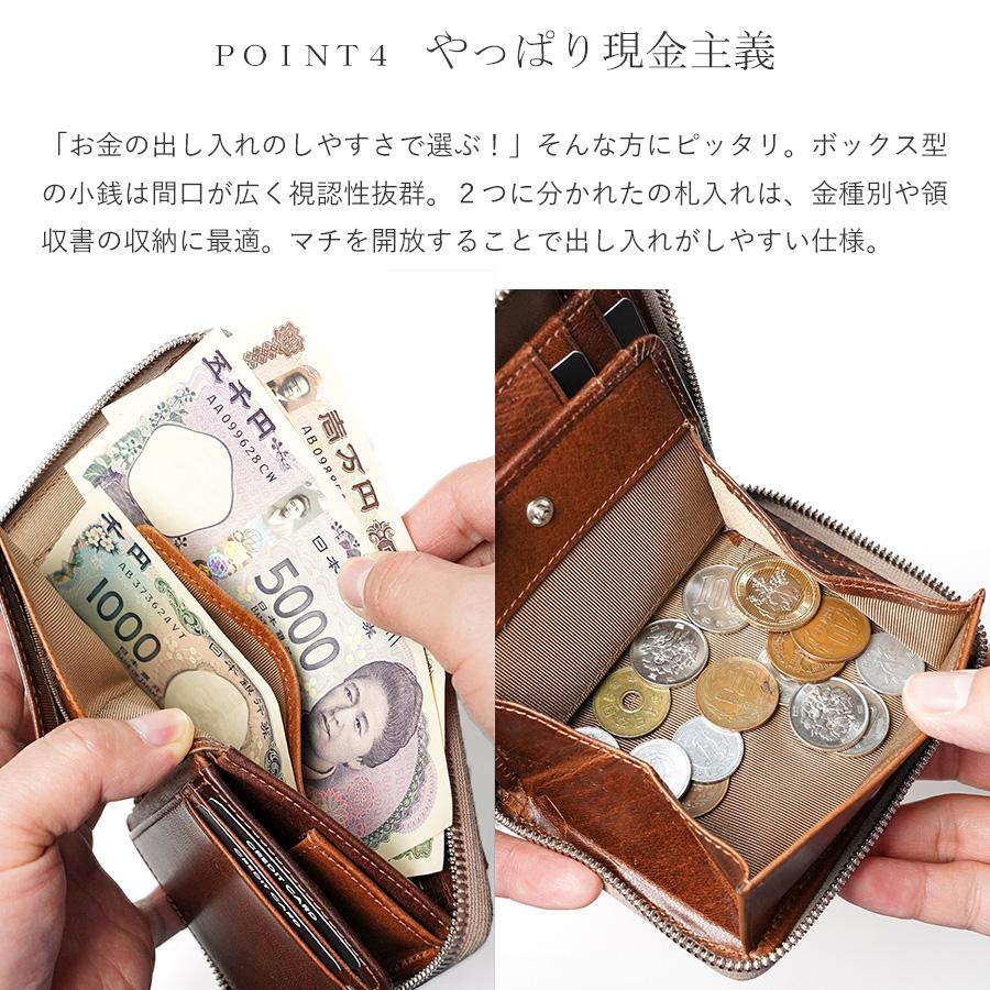 BAGGY PORT（バギーポート） ラウンドファスナー ハーフ財布 FZKM851