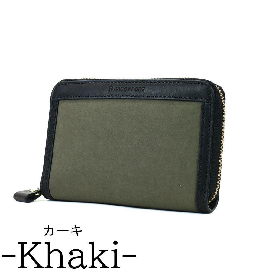 ハーフ財布 ZKM452 BAGGYPORT(バギーポート）ミリクロス ラウンド  