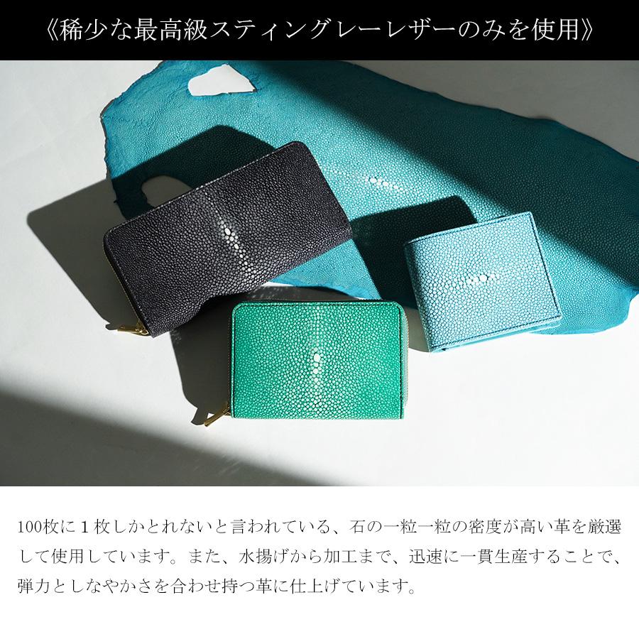 BAGGY PORT（バギーポート） エイ革 ラウンドファスナーハーフ財布