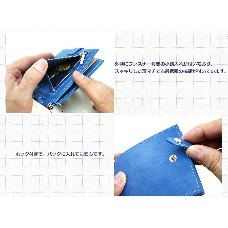 BAGGY PORT 札ばさみ ZYS-088 PORT(バギーポート）藍染めレザー