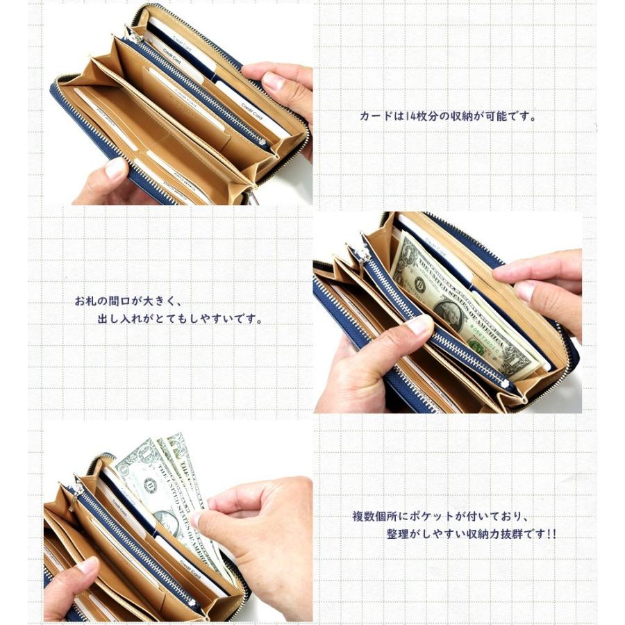 BAGGY PORT（バギーポート） 長財布 ZYS-197 BAGGYPORT 藍染めレザー