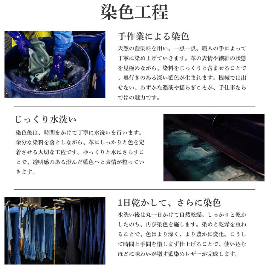BAGGY PORT（バギーポート） BAGGYPORT(バギーポート）藍染めレザー