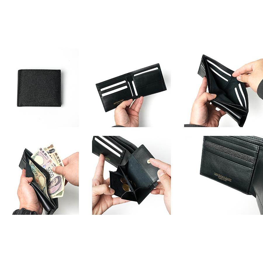 BAGGY PORT（バギーポート） 二つ折り財布 ZYS392 BAGGYPORT 姫路黒桟
