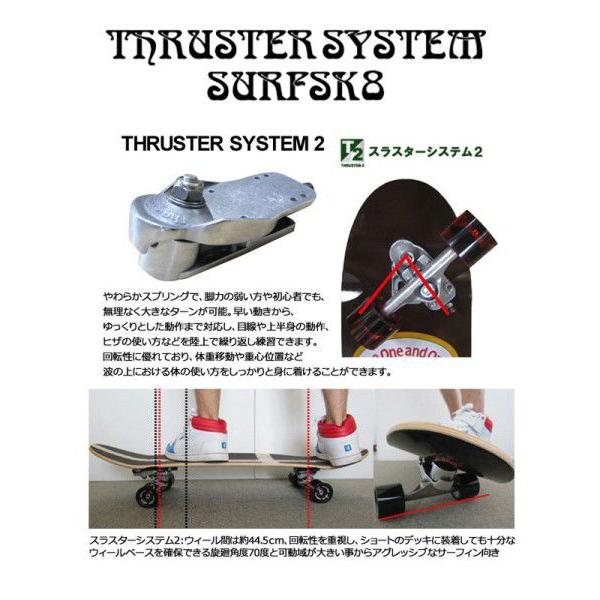 Thruster System Surfsk8 スラスターシステム サーフスケート スケートボード コンプリート スラスターシステム2搭載 36 36インチ ブラウン Sk 32 050 セルフィッシュ Yahoo 店 通販 Yahoo ショッピング
