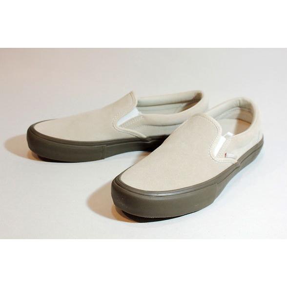 Vansバンズ ho Pro Skate Slip On Pro スリッポンプロ Oatmeal Gum ベージュ ガムソール スエード メンズ スケート スニーカー Vn 55 1101 セルフィッシュ Yahoo 店 通販 Yahoo ショッピング