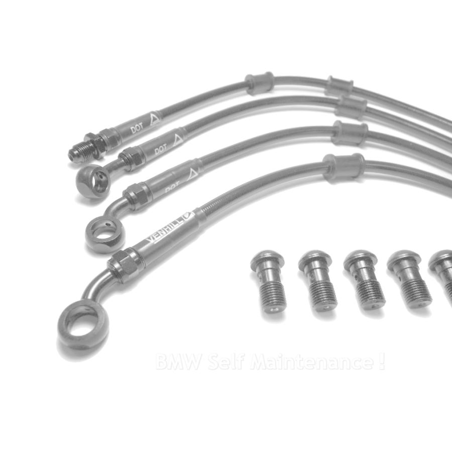 ブレーキホース BMW R1100GS ABS 新品 フロント用 ブラック ステンメッシュ 英国直輸入 VENHILL |  | 01