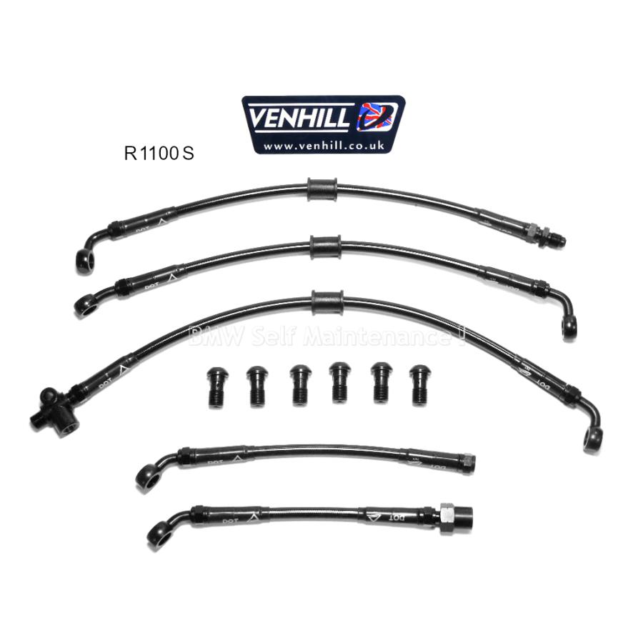 ブレーキホース BMW R1100S ABS ステンメッシュ 前後セット 英国直輸入 VENHILL 34322331899 34322331900 34322331901 | 
