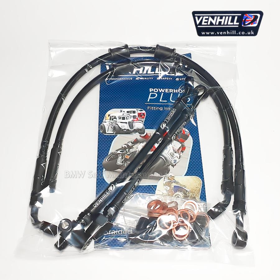 BMW R1100R R1100RT R850RT R850R 新品 フロント ブレーキホース 英国製 ステンメッシュ VENHILL 34322330659 34322331050 |  | 03