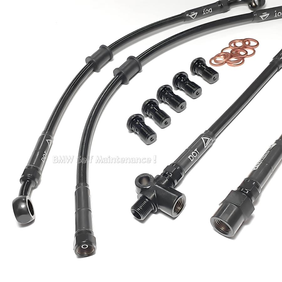 BMW R1100S 新品 フロント ブレーキホース 英国製 ステンメッシュ VENHILL 34322331884 34322331900 34322331899 |  | 01