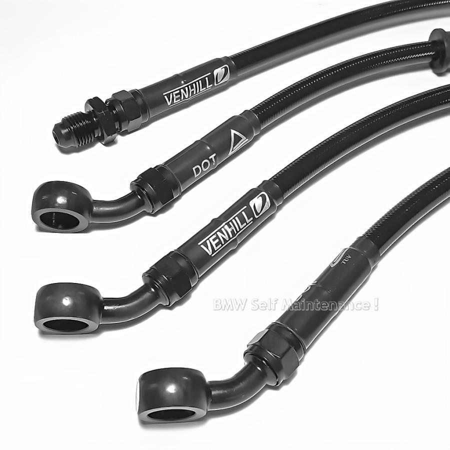BMW R1100RS 新品 フロント ブレーキホース 英国製 ステンメッシュ VENHILL 34322314565 34322314295 34322314171 |  | 01