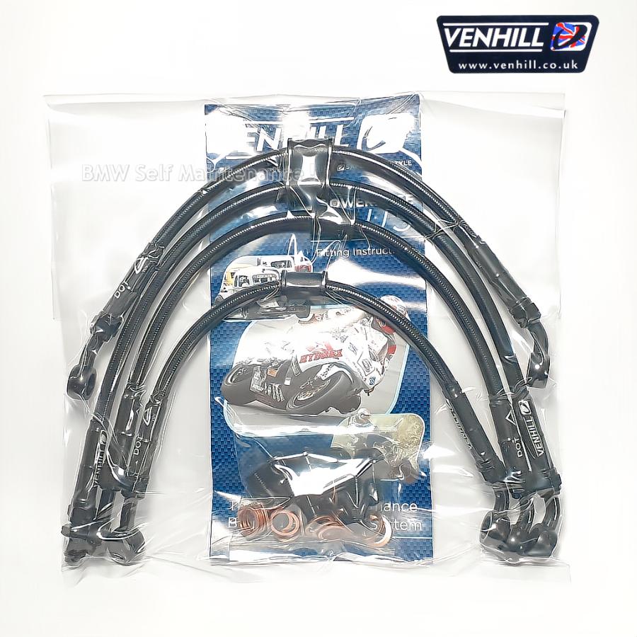 BMW R1100RS 新品 フロント ブレーキホース 英国製 ステンメッシュ VENHILL 34322314565 34322314295 34322314171 |  | 04