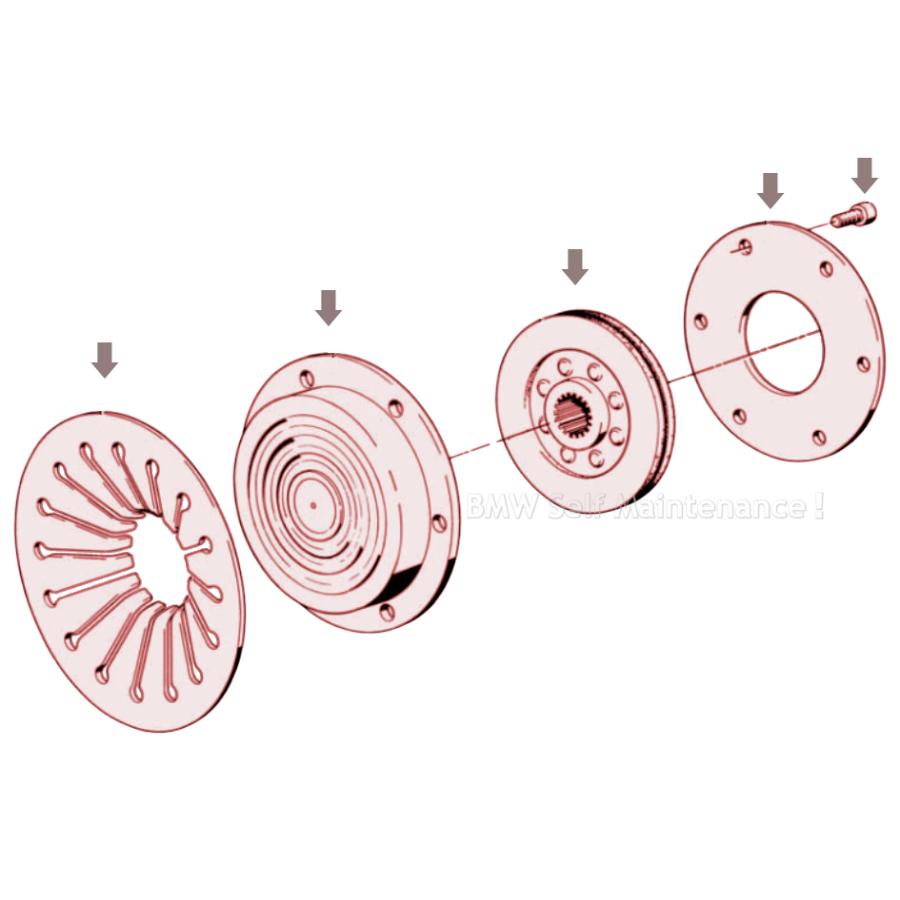 1974-1980 新品 クラッチセット BMW R100RS R100RT R100S R90/6 R90S　21211236332 21211251801 21211231666 21211234035 |  | 01