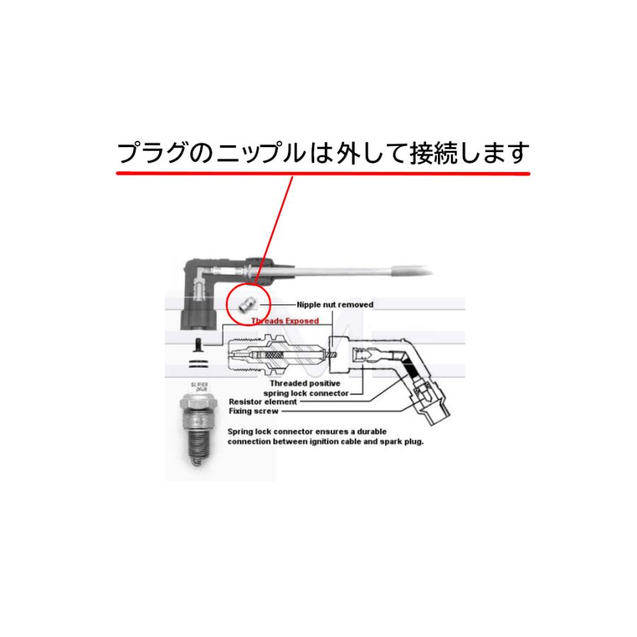 プラグコード 5kΩ BMW R100RS R100RT R100CS R100GS R100R ミスティック R80 R80GS エンデュララスト 12121243453 12121243182 |  | 04