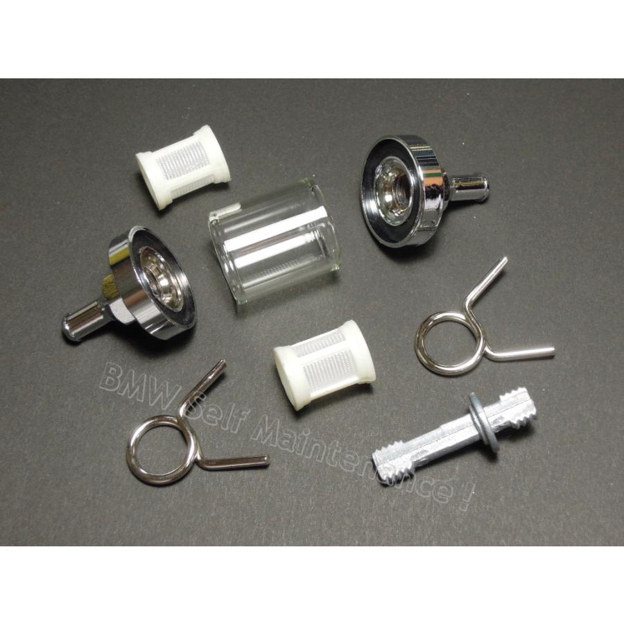 フューエルフィルター ガラス管 分解式 燃料フィルター 汎用 旧車に似合います！ |  | 01