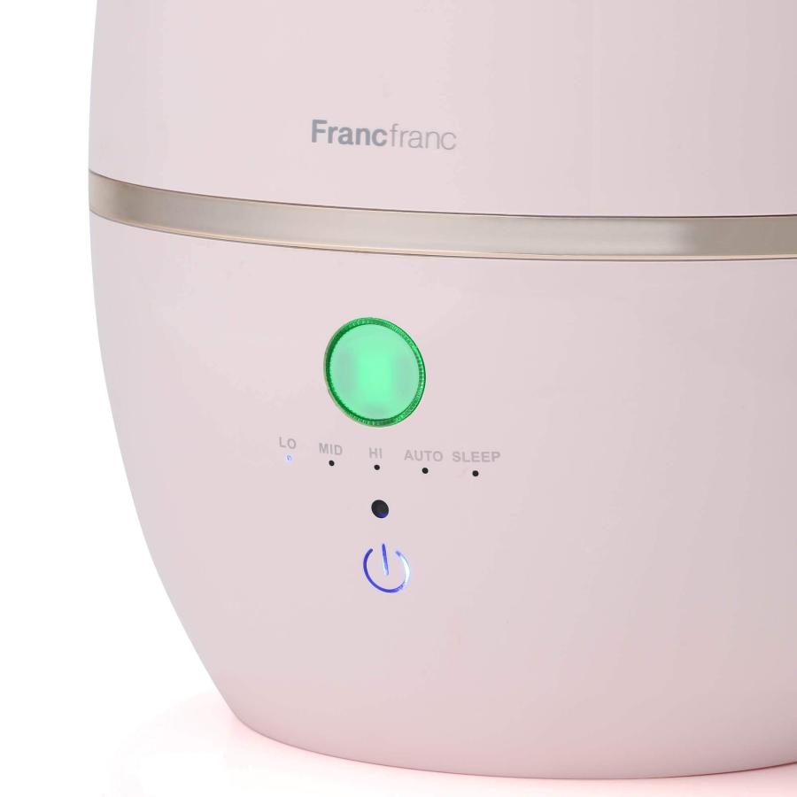 Francfranc フランフラン シレーヌ 超音波式 2WAY 加湿器 ピンク 大容量 5L アロマ対応 リモコン付き 湿度センサー 搭載 オートオ｜selftraders-shopping｜06