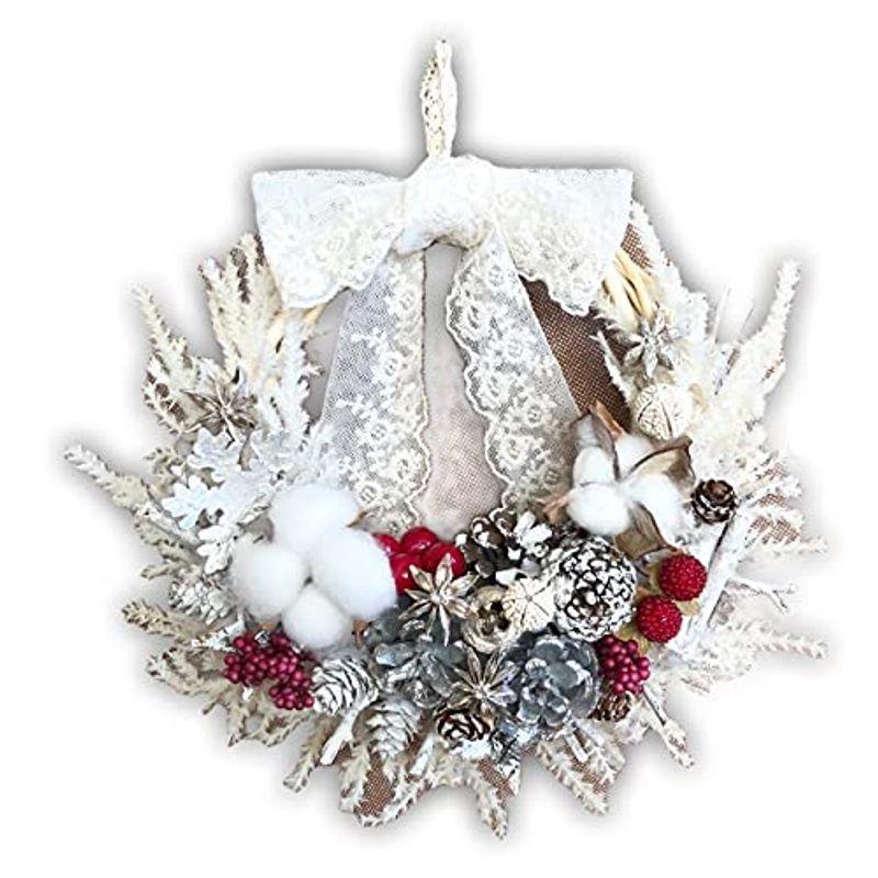 新しいエルメス クリスマス ホワイトクリスマスのリース ルルズ Lulu S プレゼント アーティフィシャルフラワー プリザーブドフラワー ドライフラワー ドライフラワー Captalent Com My