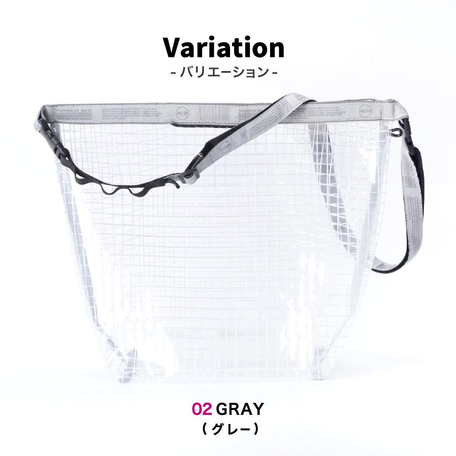 ロールトップ 2way 塩ビ PVC 撥水 ショルダーバッグ 大容量