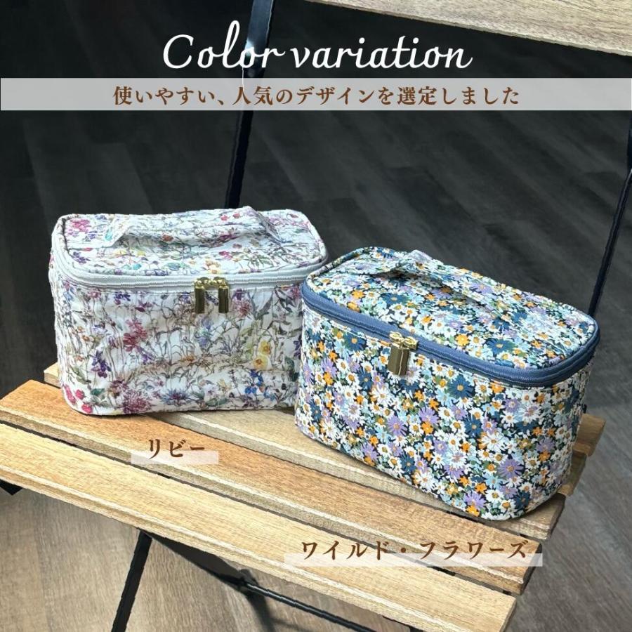 新商品】バニティポーチ コスメポーチ メイクポーチ 仕切り 筆収納