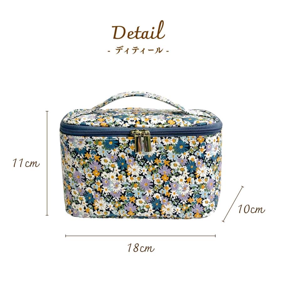 新商品】バニティポーチ コスメポーチ メイクポーチ 仕切り 筆収納
