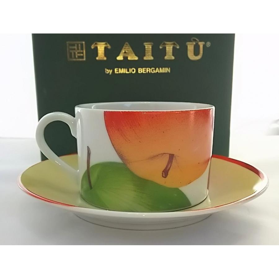 【未使用品】TAITU(タイツー）COFFEE/TEA FOR TWO set(カフェ/ティーフォートゥ)　94-01　ADAMOEVA(アダモエヴァ)　リンゴ　｜sellbuydepo2｜03