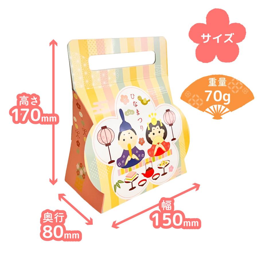 おひなさまキャリーBOX ひな祭り 桃の節句 ひなあられ プチギフト 大量