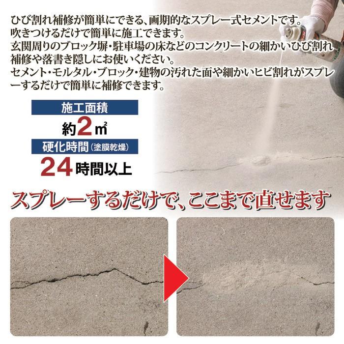 スプレーセメント コンクリート補修 キズ修復 補修材 ひび割れ セメント モルタル セルレットのゴトウ 通販 Yahoo ショッピング