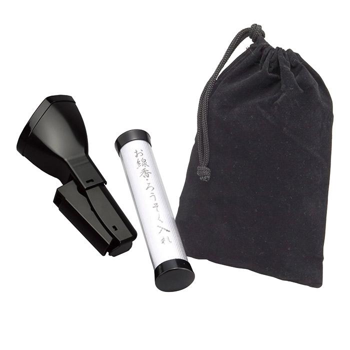 お墓参りセット2 AFL-03 お墓参り ケース 線香入れ ろうそく 巾着 風防