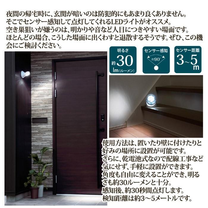 セーブインダストリー 7LEDマルチセンサーライト SV-5462 センサー