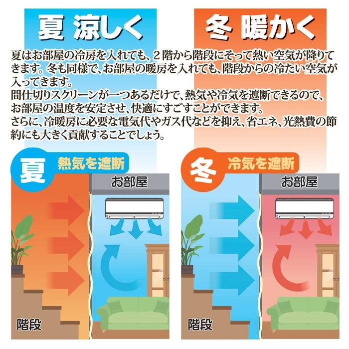 階段用 遮熱 保温 間仕切りスクリーン 階段用スクリーン 遮熱 断熱 間仕切り カーテン プライバシー 省エネ セルレットのゴトウ 通販 Yahoo ショッピング