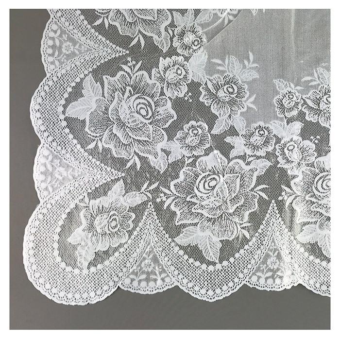 テーブルクロス レース 長方形 大 132×177cm 透明フィルム ビニール