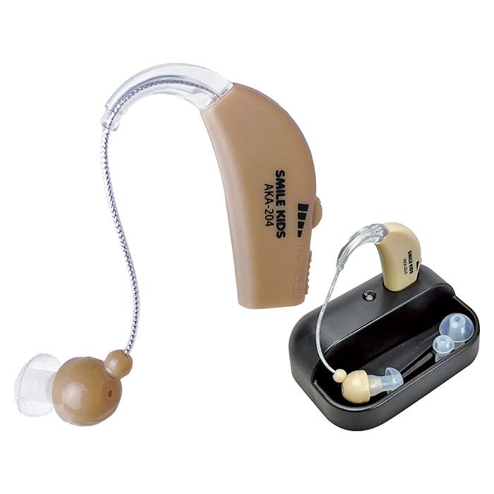集音器 耳掛け式 充電式 耳かけ集音器2 AKA-204　補聴器 左右両用 ワイヤレス 小型 4段階 音量調整 USB充電 高齢者 プレゼント ギフト | 旭電機化成 | 06