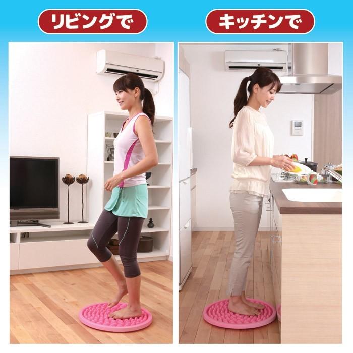 足つぼマット 指圧 アクティブステップサークル 足裏マッサージ  フット 指圧ボード 足ツボ押し シート むくみ 血行促進 冷え症 メーカー直営 ゴトウ |  | 03