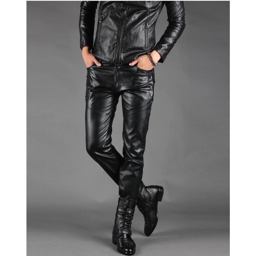 レザーパンツ スキニーパンツ Pu メンズ バイク用 スリムパンツ 細身 タイト 革パンツ バイクウェア bhd3163 Bikewear 通販 Yahoo ショッピング