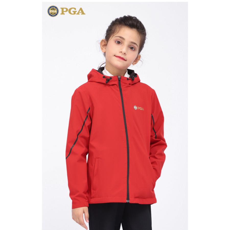 2021 ゴルフ ウェア キッズ 長袖 春 秋 ブルゾン ジャケット