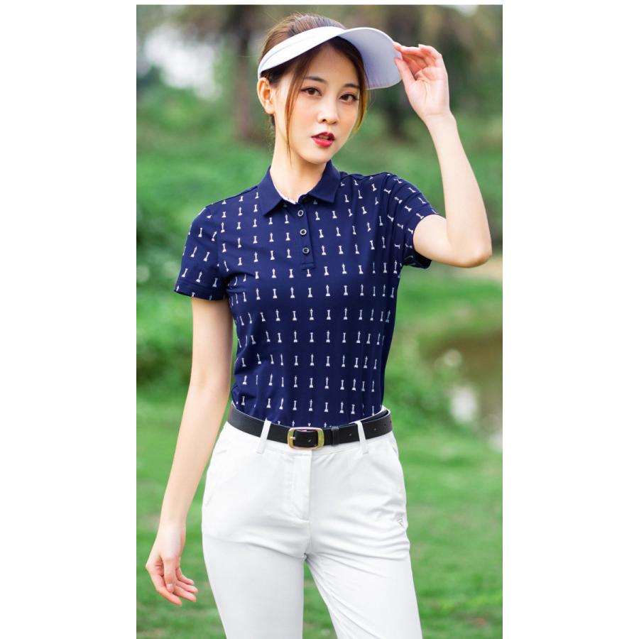 21 ゴルフ シャツ 半袖ポロシャツ ゴルフウェア レディース ポロシャツ 春 夏 秋 新作モデル 高品質の激安
