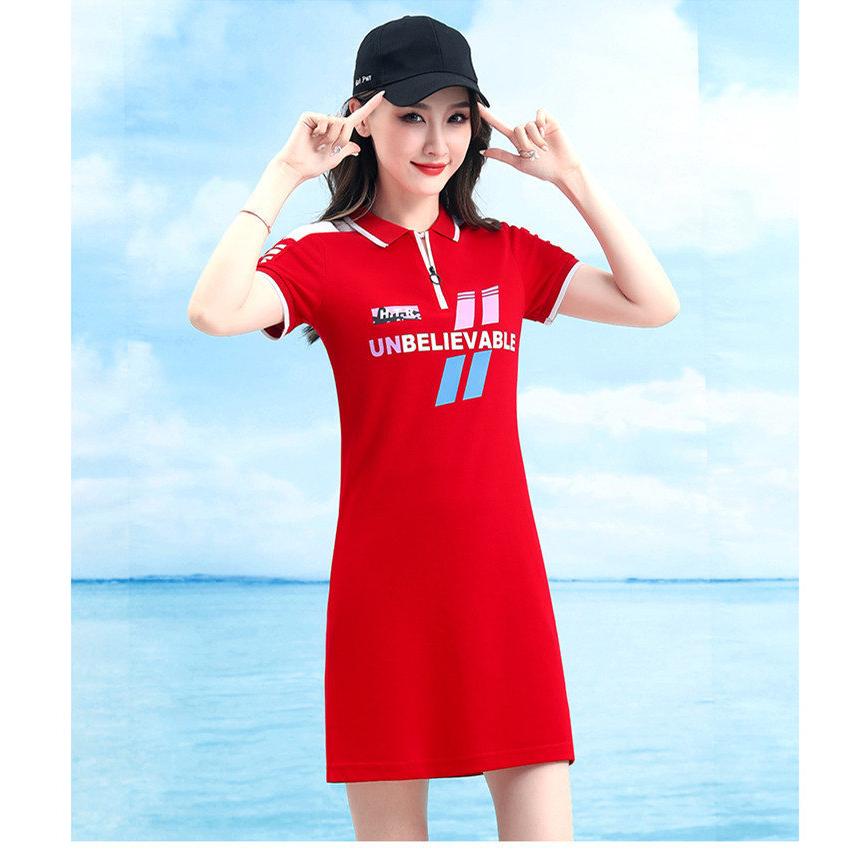 21 ゴルフウェア レディース ゴルフ ドレス ワンピース 丈長め ゴルフ スカート かわいい おしゃれ 新作 ワンピース