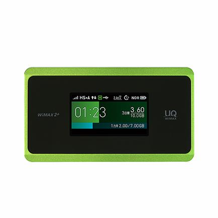 NEC 【中古箱無し本体のみ】Speed Wi-Fi NEXT WX06 ライムグリーン 
