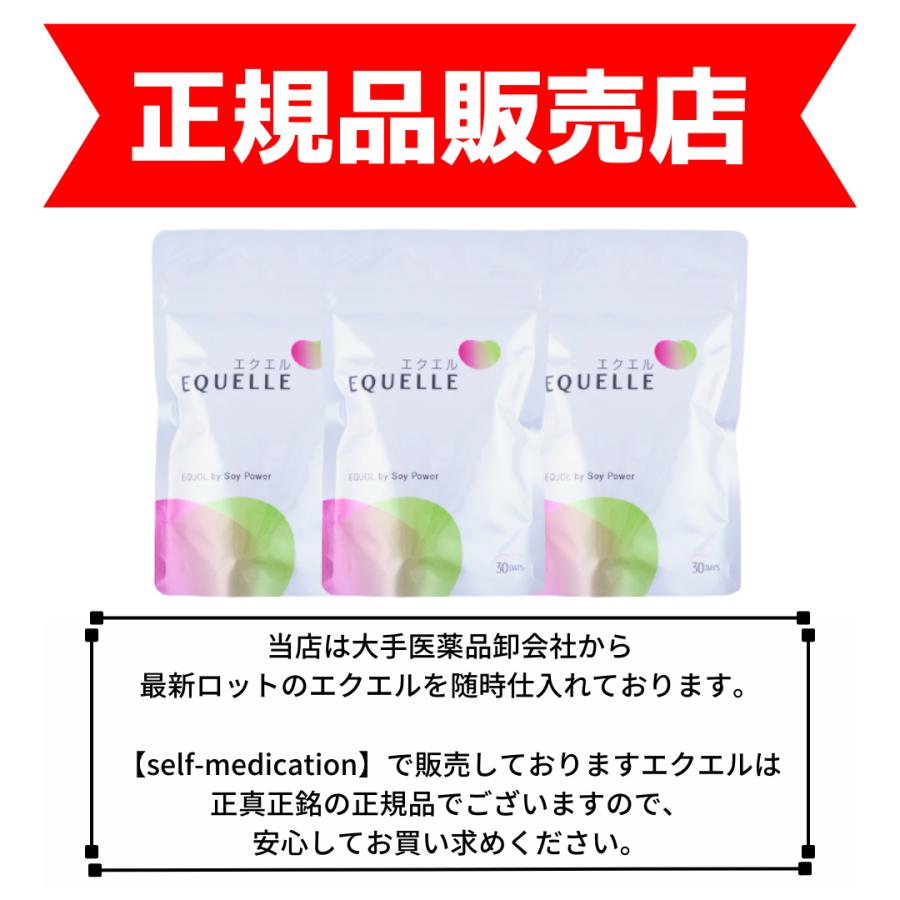 大塚製薬 エクエル パウチ 120粒×3袋セット エクオール サプリ 女性