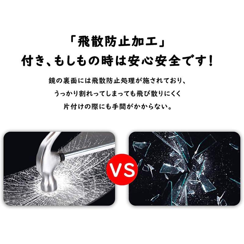 ミルオ君の鏡工房 全身鏡 スタンドミラー 大型 姿見鏡 全身ミラー 壁掛け鏡 アルミ合金フレーム おしゃれ スタイリッシュ 飛散防止 (16 全身鏡 スタンドミラー 大型 姿見鏡 全身ミラー 壁掛け鏡 アルミ合金フレーム おしゃれ スタイリッシュ 飛散防止