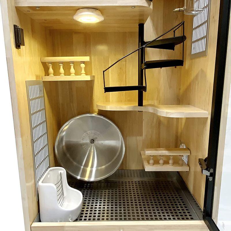 【新品訳あり】 チンチラゲージセット 小動物飼育ケージ ゲージ 木製 135? RP-135-B 【TMF1554150408】(56139円)