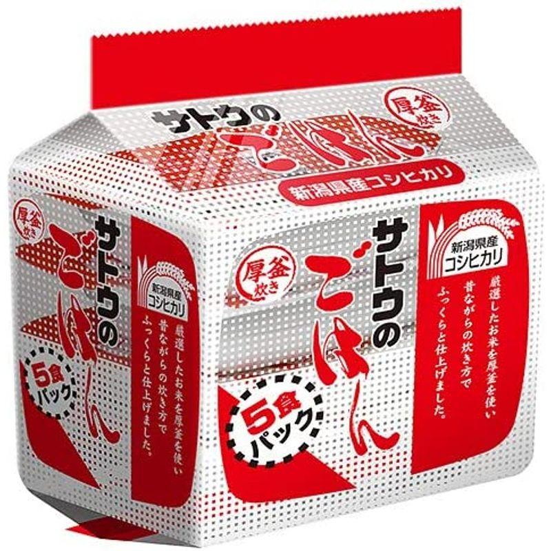 即購入可★ サトウ食品 サトウのごはん 新潟県産コシヒカリ 5食パック (200g×5食)×8個入×(2ケース) 【1627582311】(9714円)