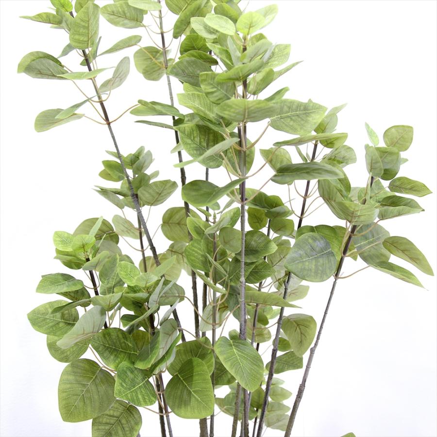 フェイクグリーン 大型 約190cm 人工観葉植物 光触媒加工 造花 スモークツリー 鉢付き 消臭 抗菌 インテリアグリーン 送料無料 ※ご注文後7日前後発送の画像