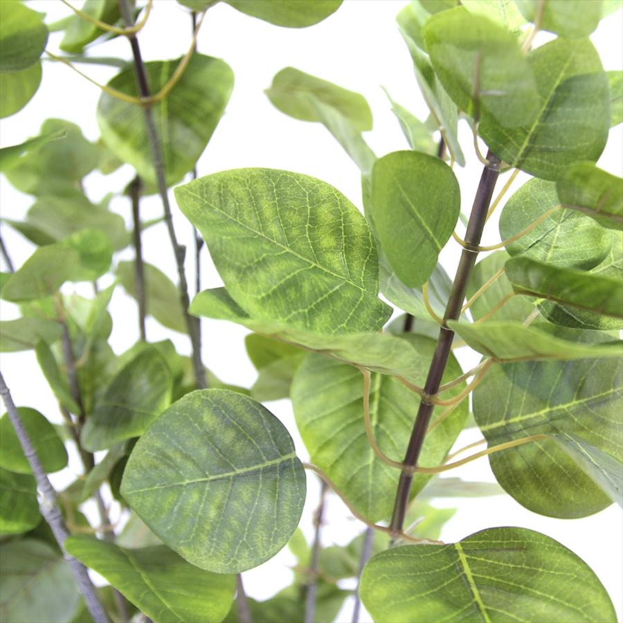 フェイクグリーン 大型 約190cm 人工観葉植物 光触媒加工 造花 スモークツリー 鉢付き 消臭 抗菌 インテリアグリーン 送料無料 ※ご注文後7日前後発送の画像