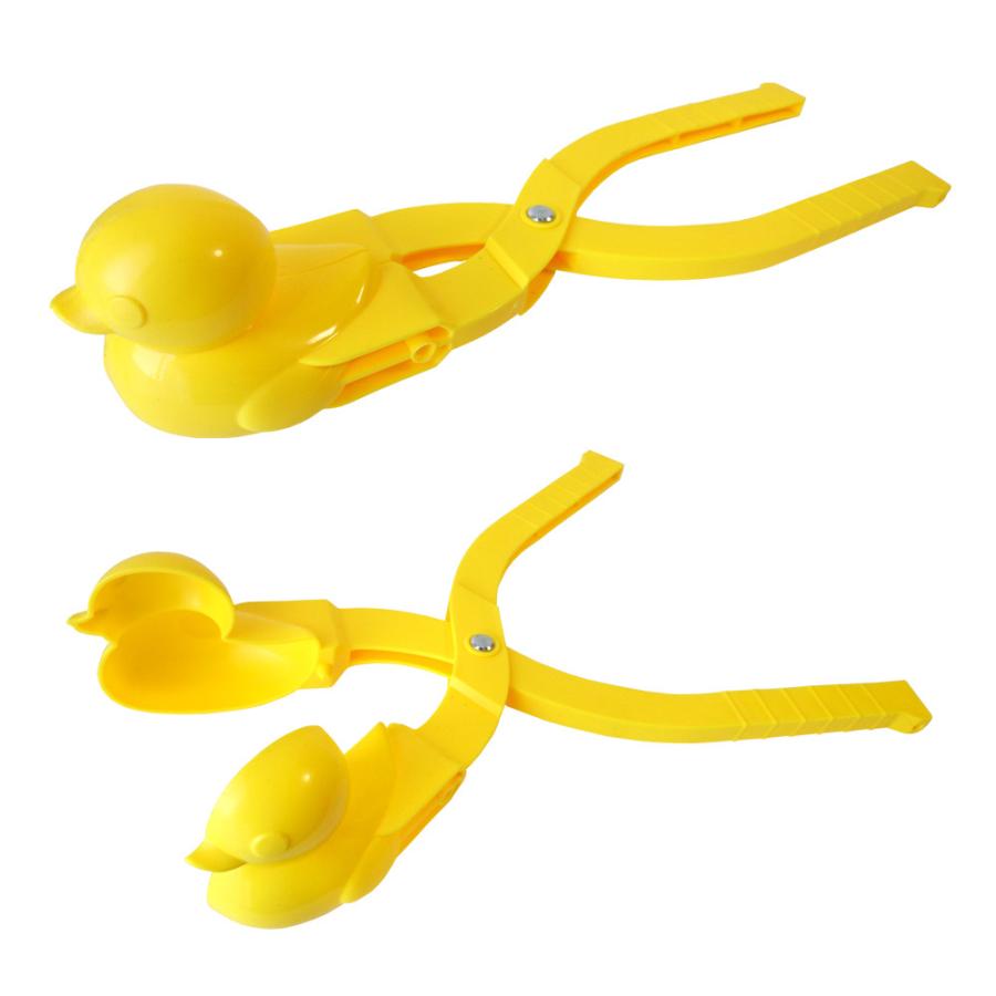 話題のアヒルの雪ダルマの雪玉作り器 スノーボールメーカー 雪玉製造機