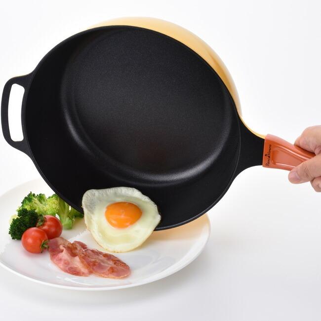 和平フレイズ レミパン 片手鍋 24cm ブラウン イエロー 和平フレイズ レミパン 片手鍋 24cm ブラウン イエロー